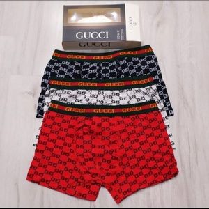 Gucci Men’s 3pk Boxers Large